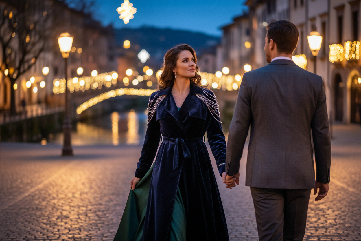 Romantikus esti séta