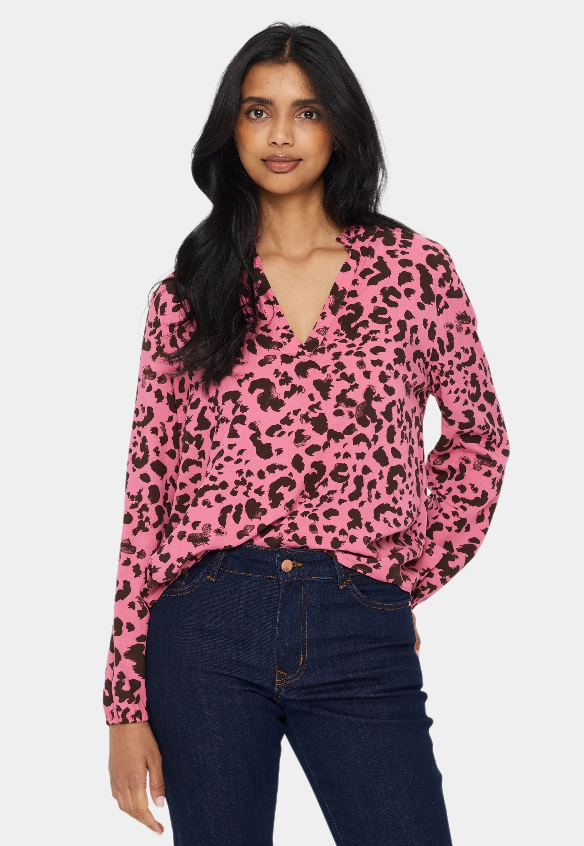 Saint Tropez EdaSZ Blouse - Chateau Rose Animal