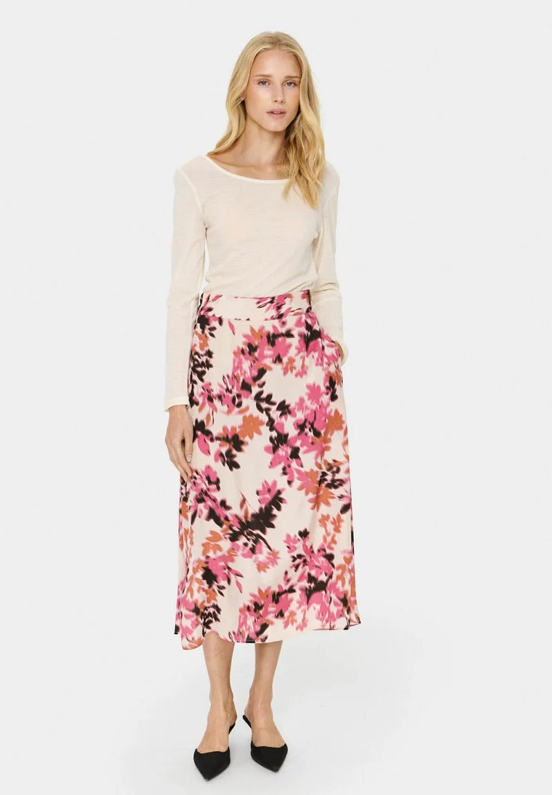 Saint Tropez GracySZ Skirt - Gray Chateau Blooms