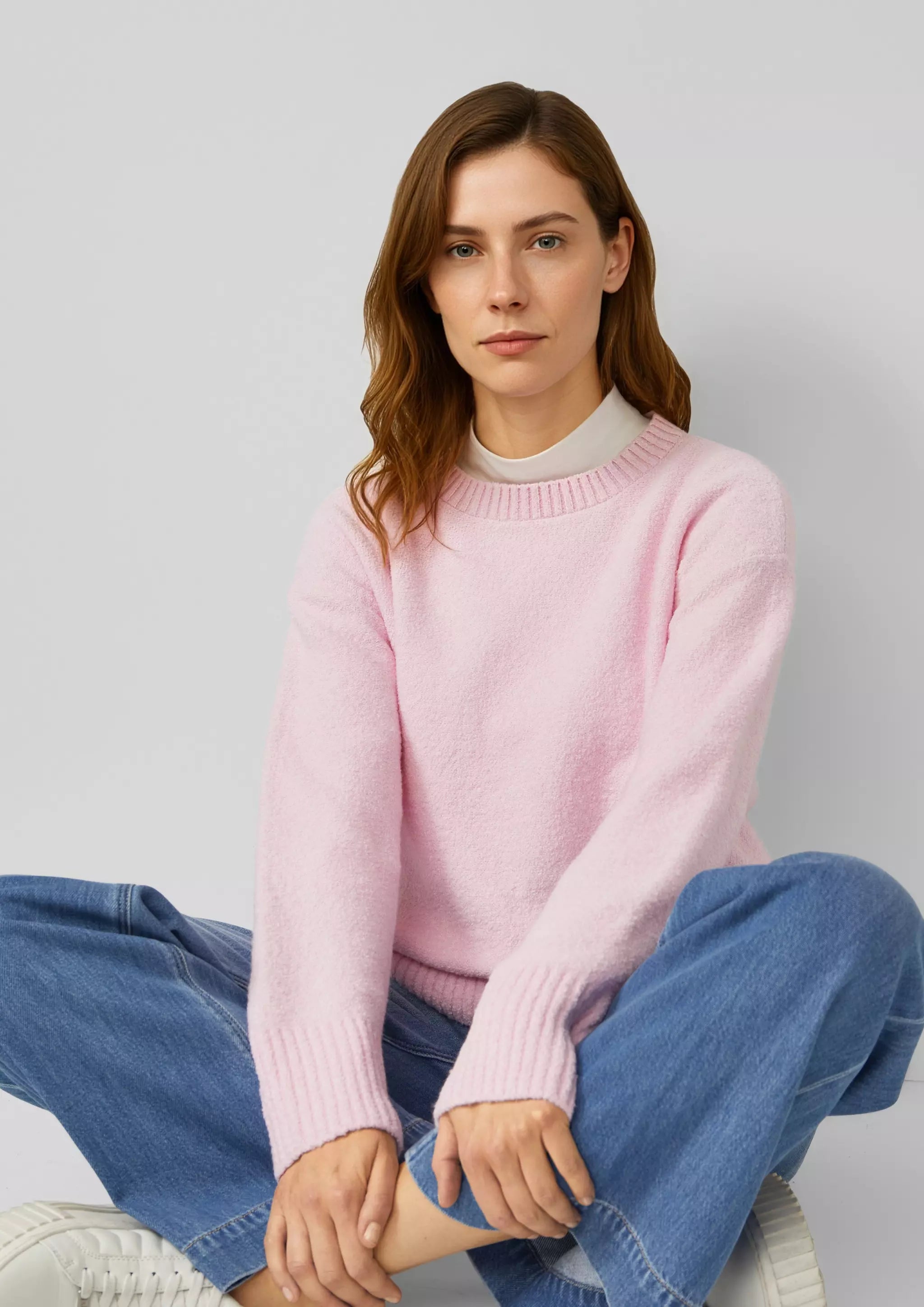 s.Oliver Relaxed fit bouclé sweater