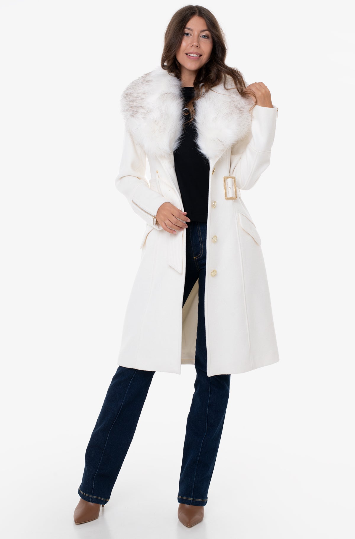 MARCIANO by GUESS Wool Blend Coat – (Alice Coat)