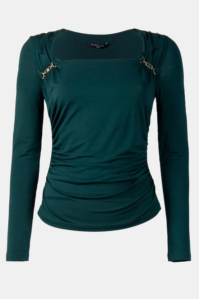 Marciano by Guess – Maty LS Top, Fern Moss Green