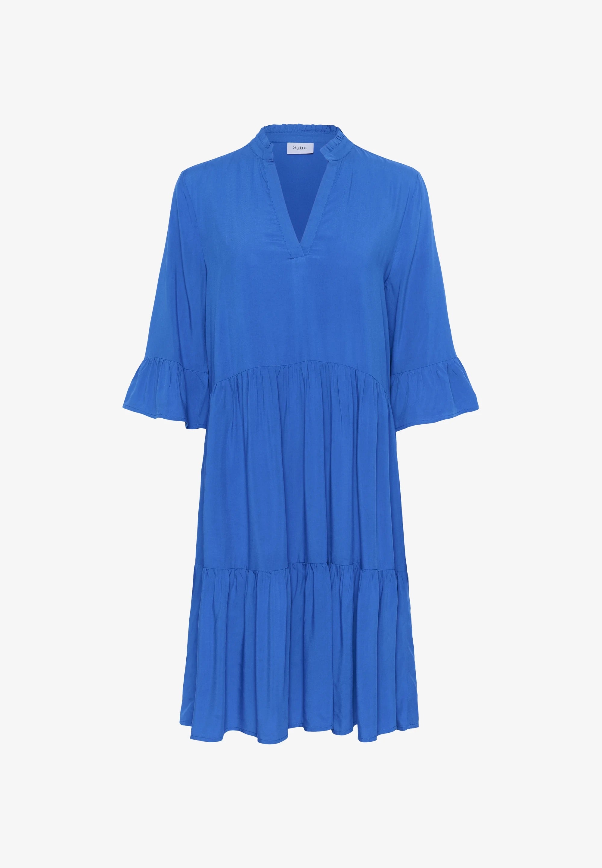 Saint Tropez Tiered Day Dress - Blue