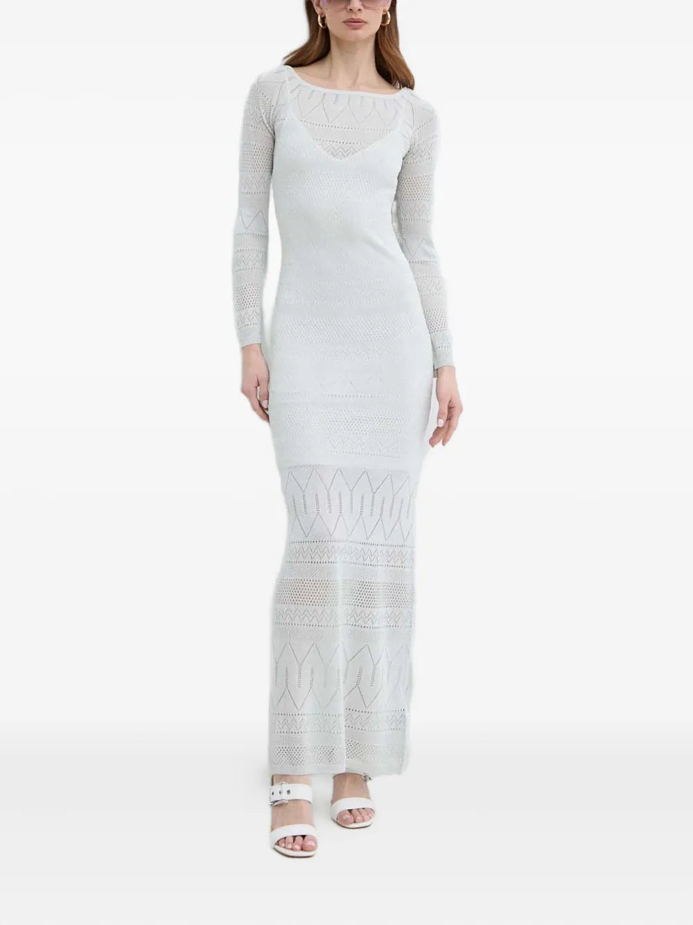 Marciano Crochet Long Dress
