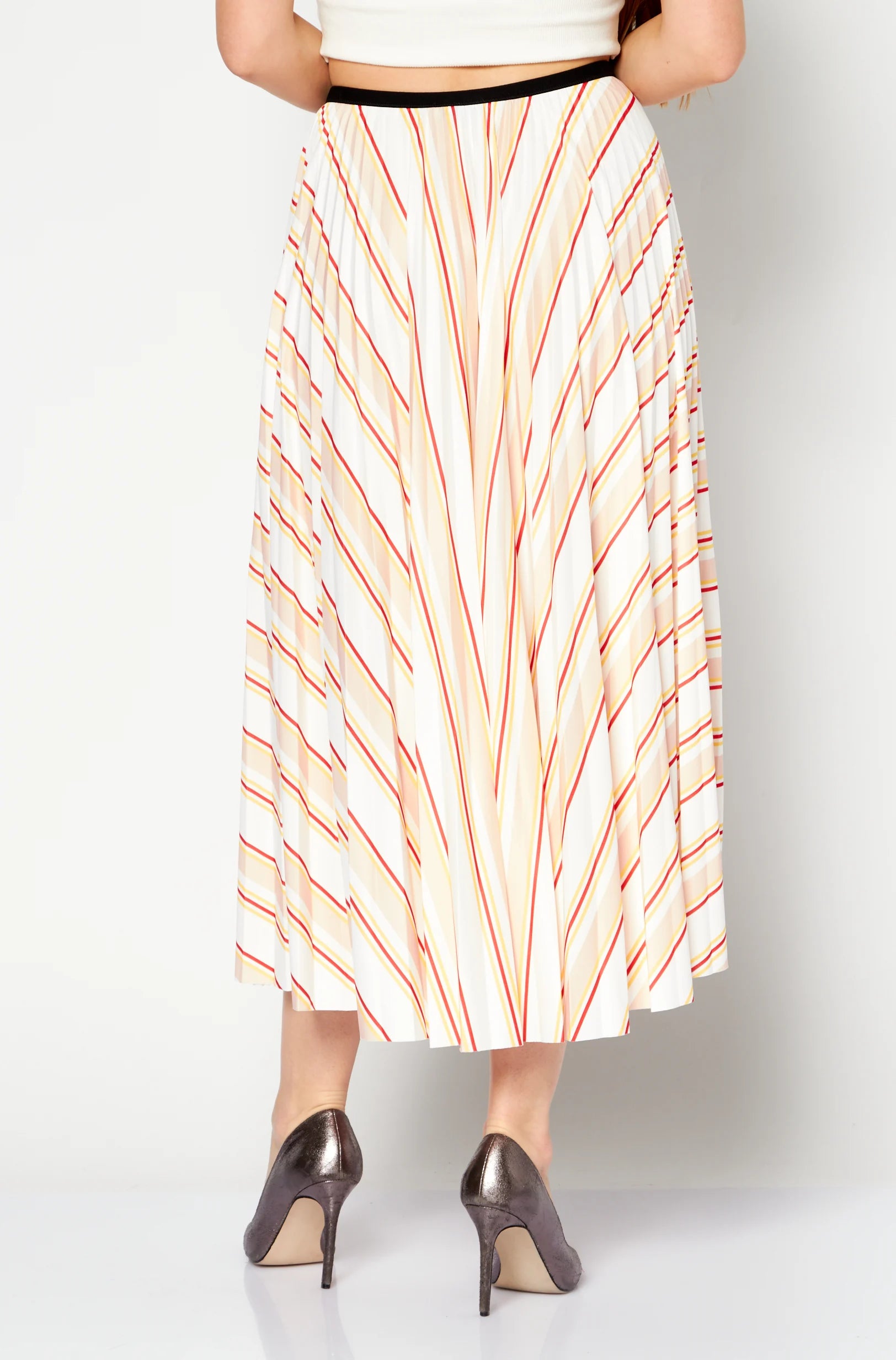 Lacoste Women's Pleated Maxi Skirt