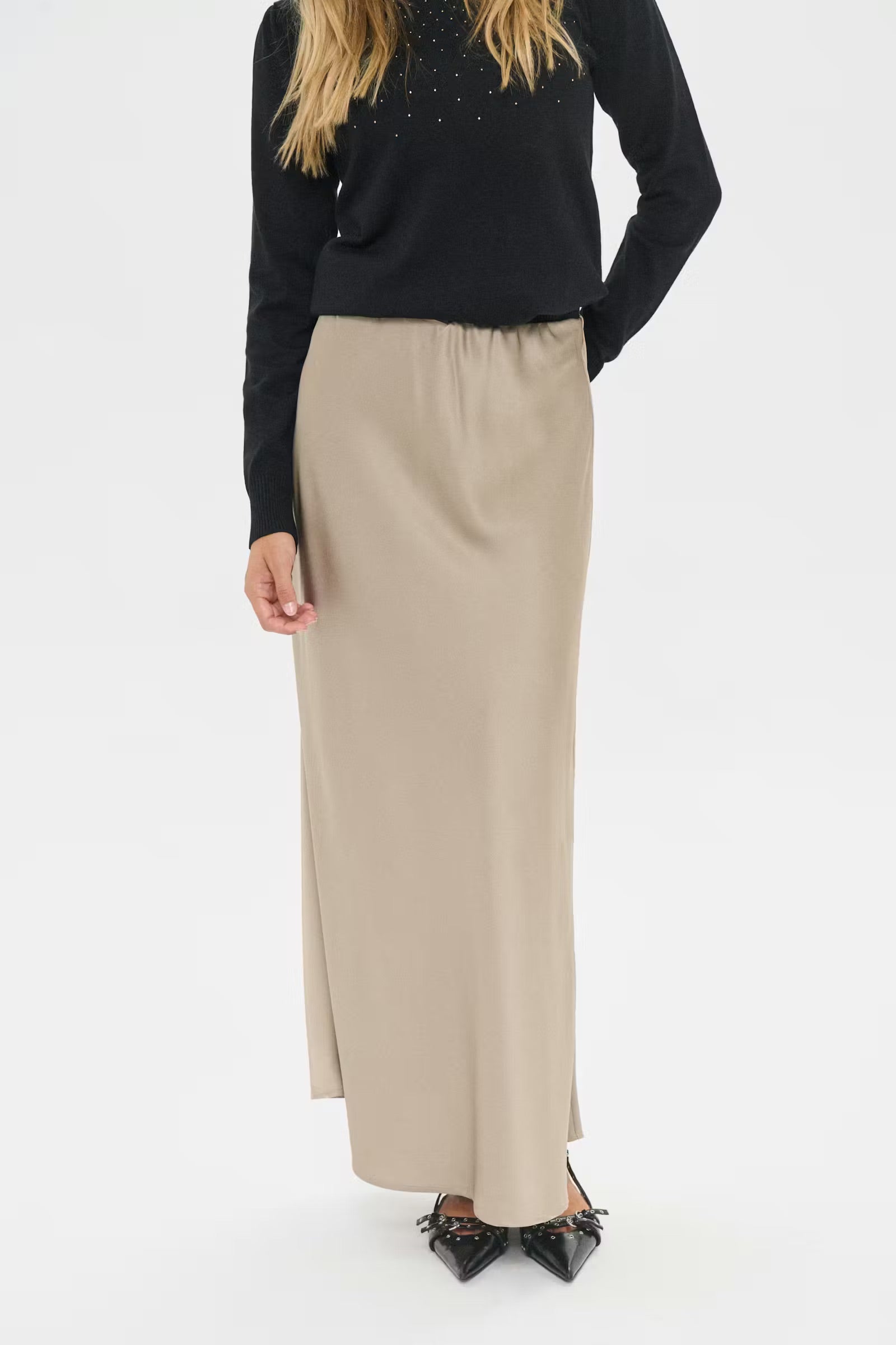 Saint Tropez LodisaSZ Maxi Skirt - Beige
