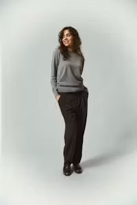 MilaSZ Pullover - Mist Grey Melange