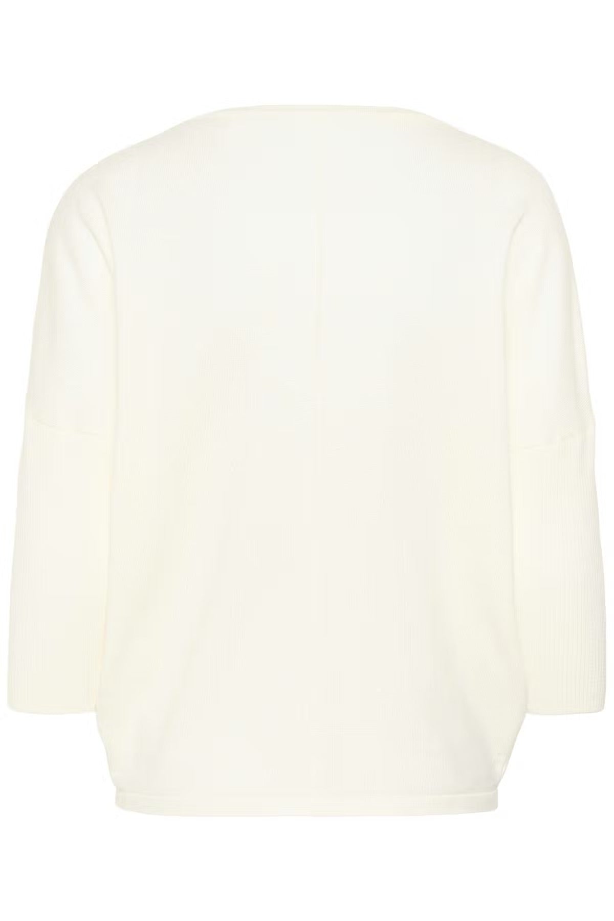 Saint Tropez MilaSZ R-Neck Sweater - White
