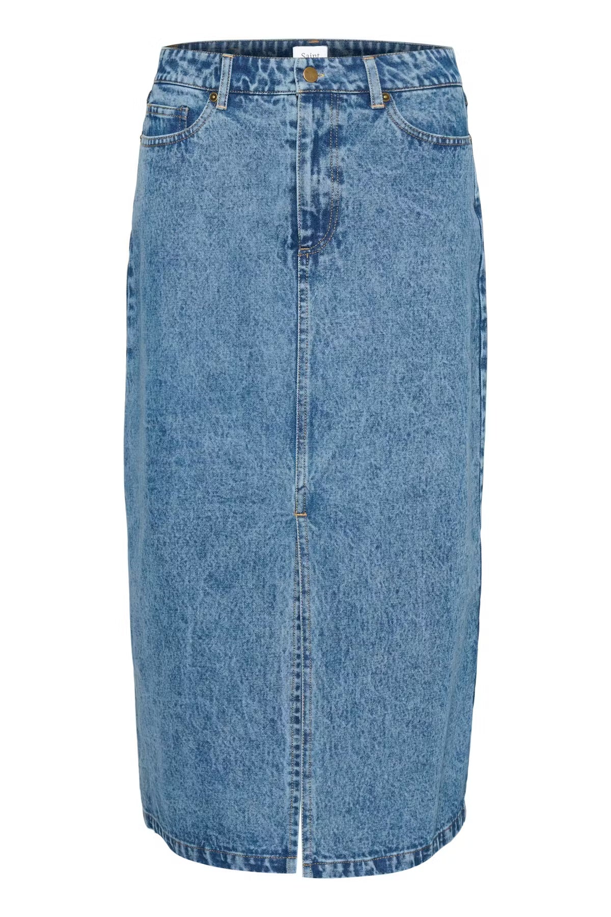 Saint Tropez GabiSZ Skirt - Light Blue Denim