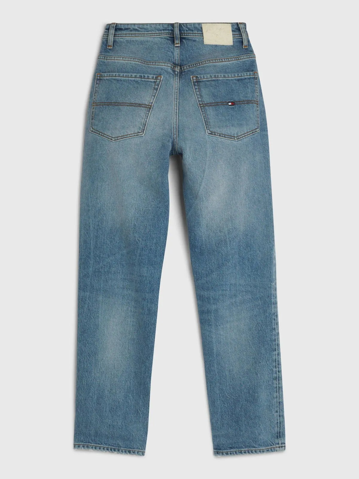 TOMMY HILFIGER X SHAWN MENDES HIGH RISE STRAIGHT ANKLE JEANS