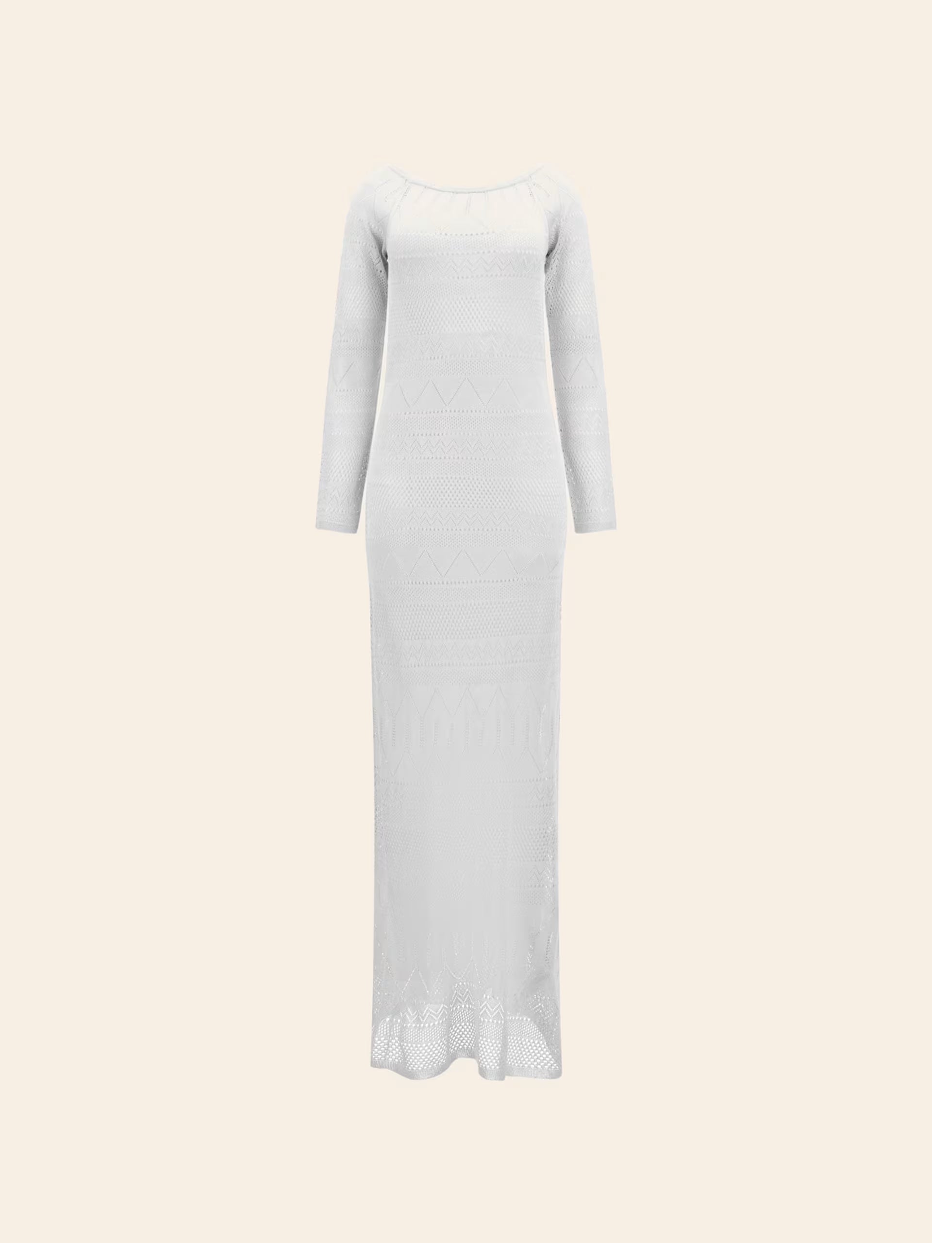 Marciano Crochet Long Dress