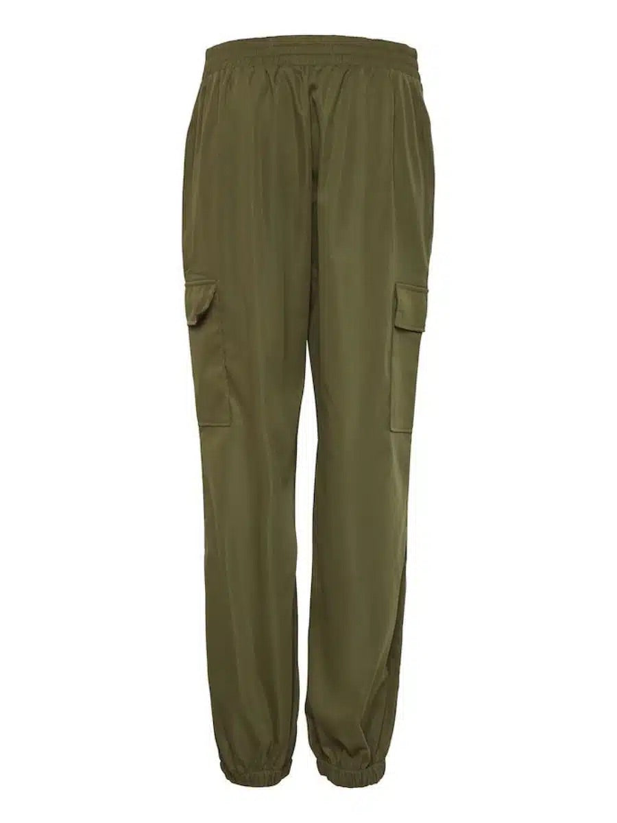 Fransa Fxcargo Cargo Jogger Pants - Olive Green