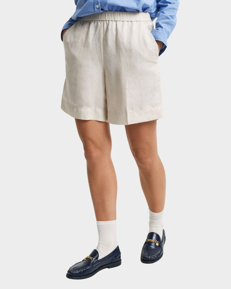 GANT Linen Blend Pull-On Shorts