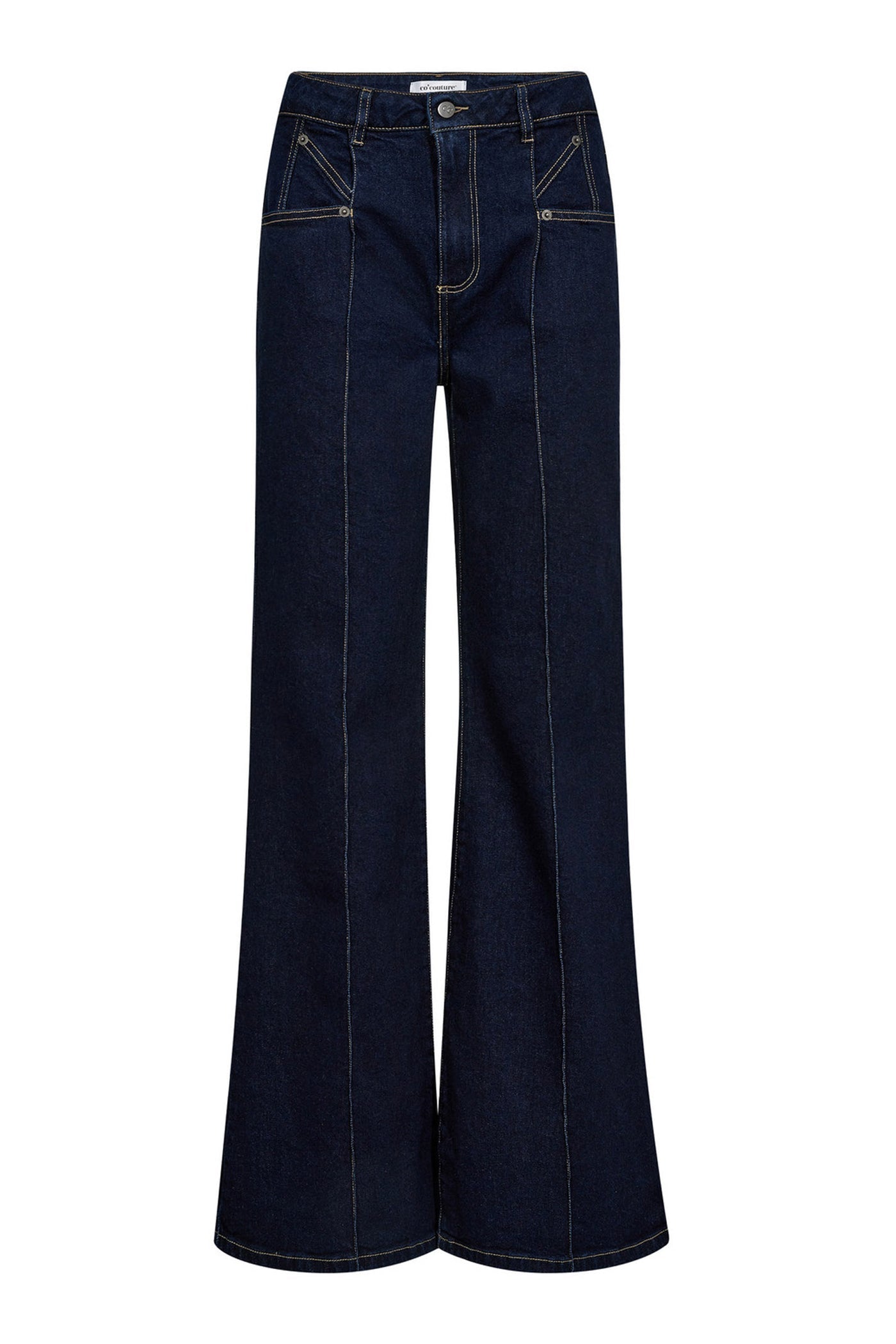 Co'couture Theo CC Wide-Leg Jeans – Dark Denim