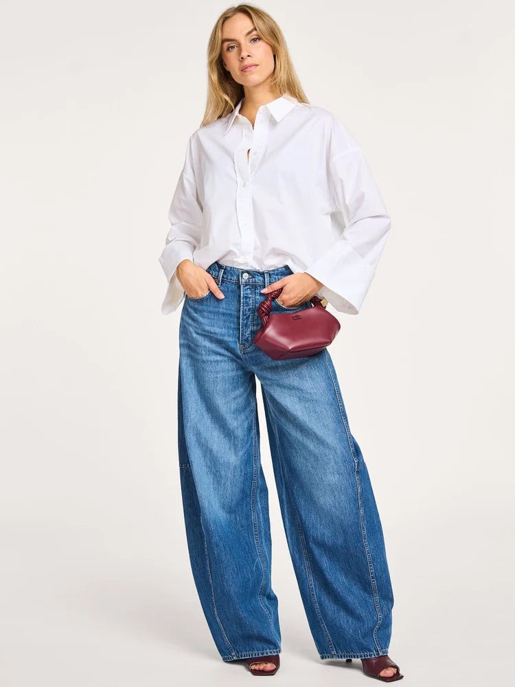 Co'couture Hina Wide Cuff Shirt – White