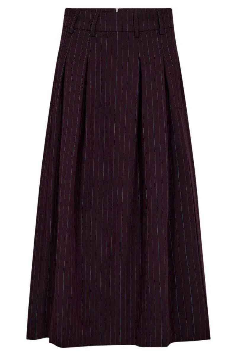 Co'couture Anya CC Trinny Pleat Skirt – Plum