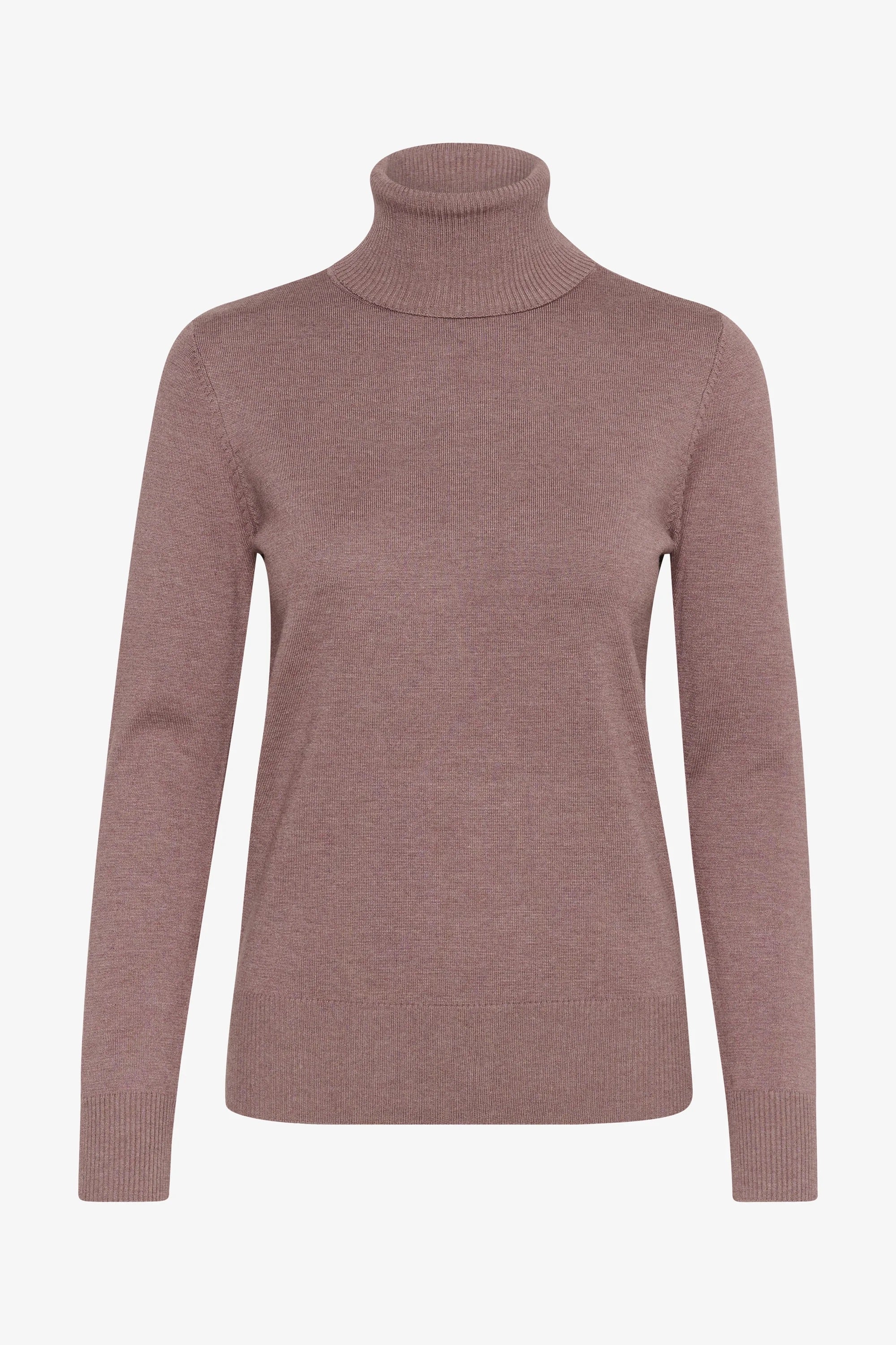 Saint Tropez MILASZ Rollneck Pullover - Antler Melange J2046