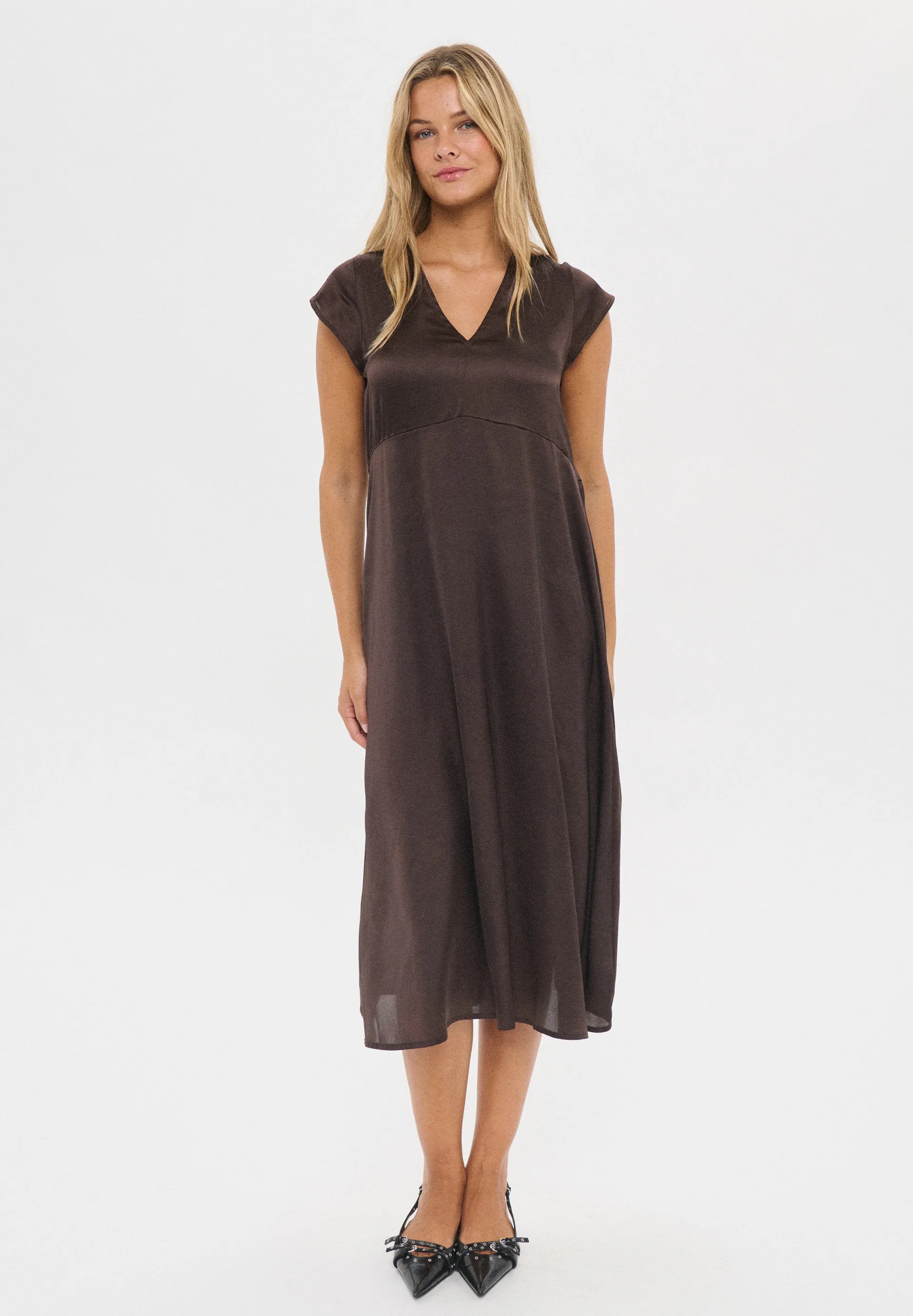 Saint Tropez SafinaSZ SS Dress - Dark Oak