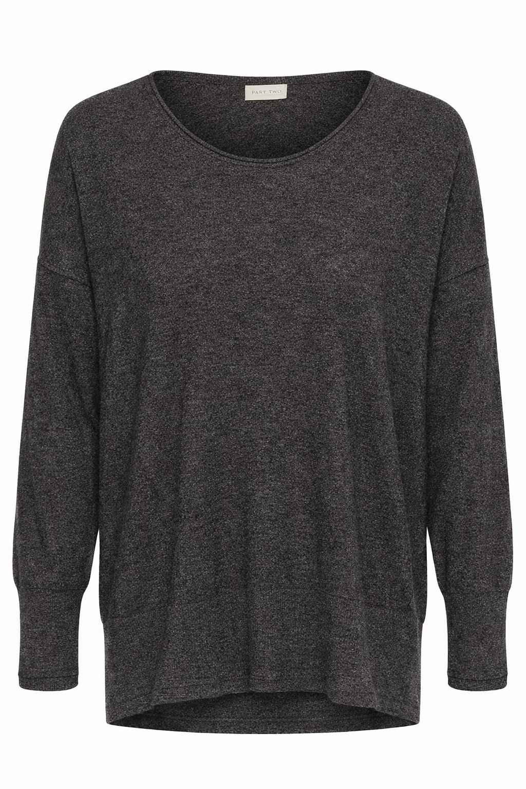 Part Two Noura Certified Wool Pullover - Falcon Mela Oversized Sweater