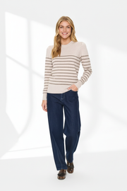 MilaSZ Striped Pullover - Lifestyle Full Body