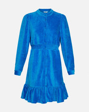 MSCH Floriana Corduroy Shirt Dress Blue