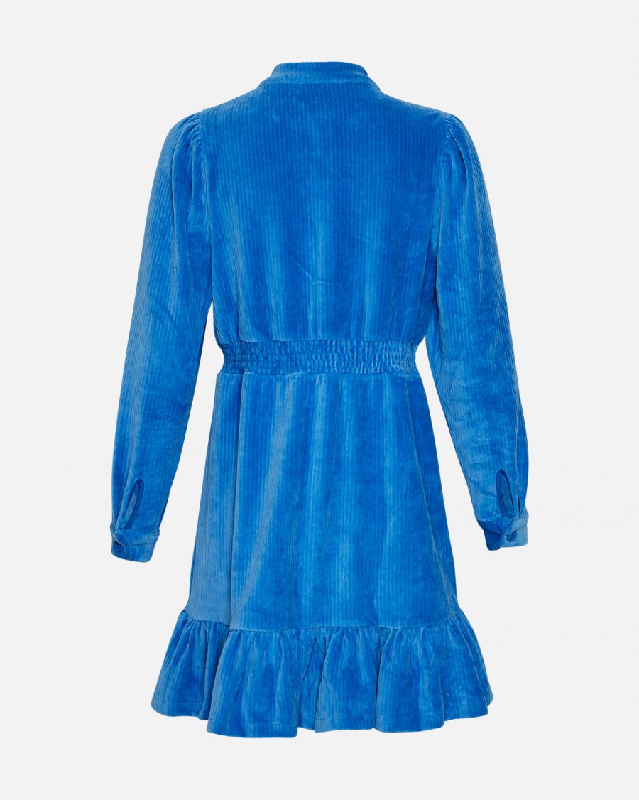 MSCH Floriana Corduroy Shirt Dress Blue