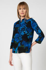 Desigual Ancona Crinkle Effect Floral Top