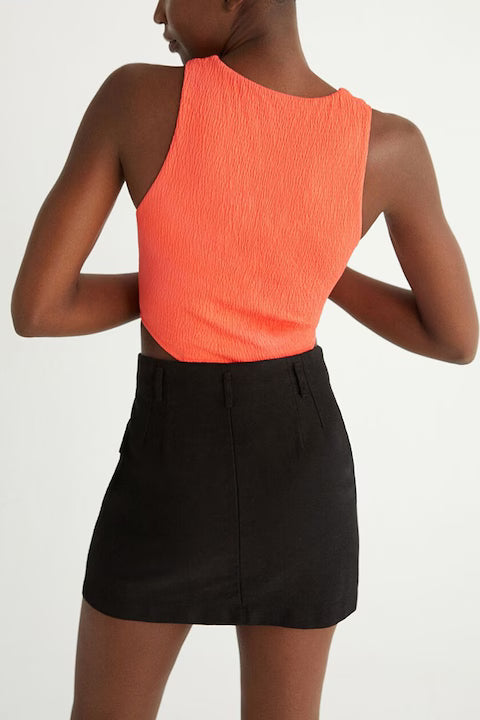 Desigual Sleeveless Black Bodysuit