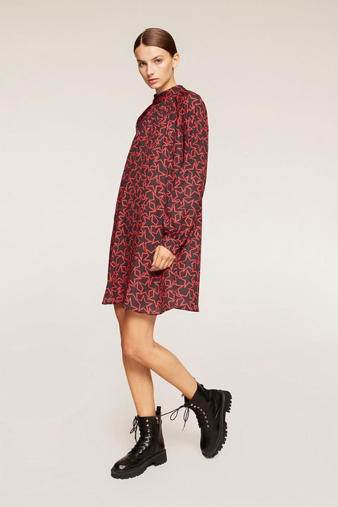 Motivi Dress with Star Print