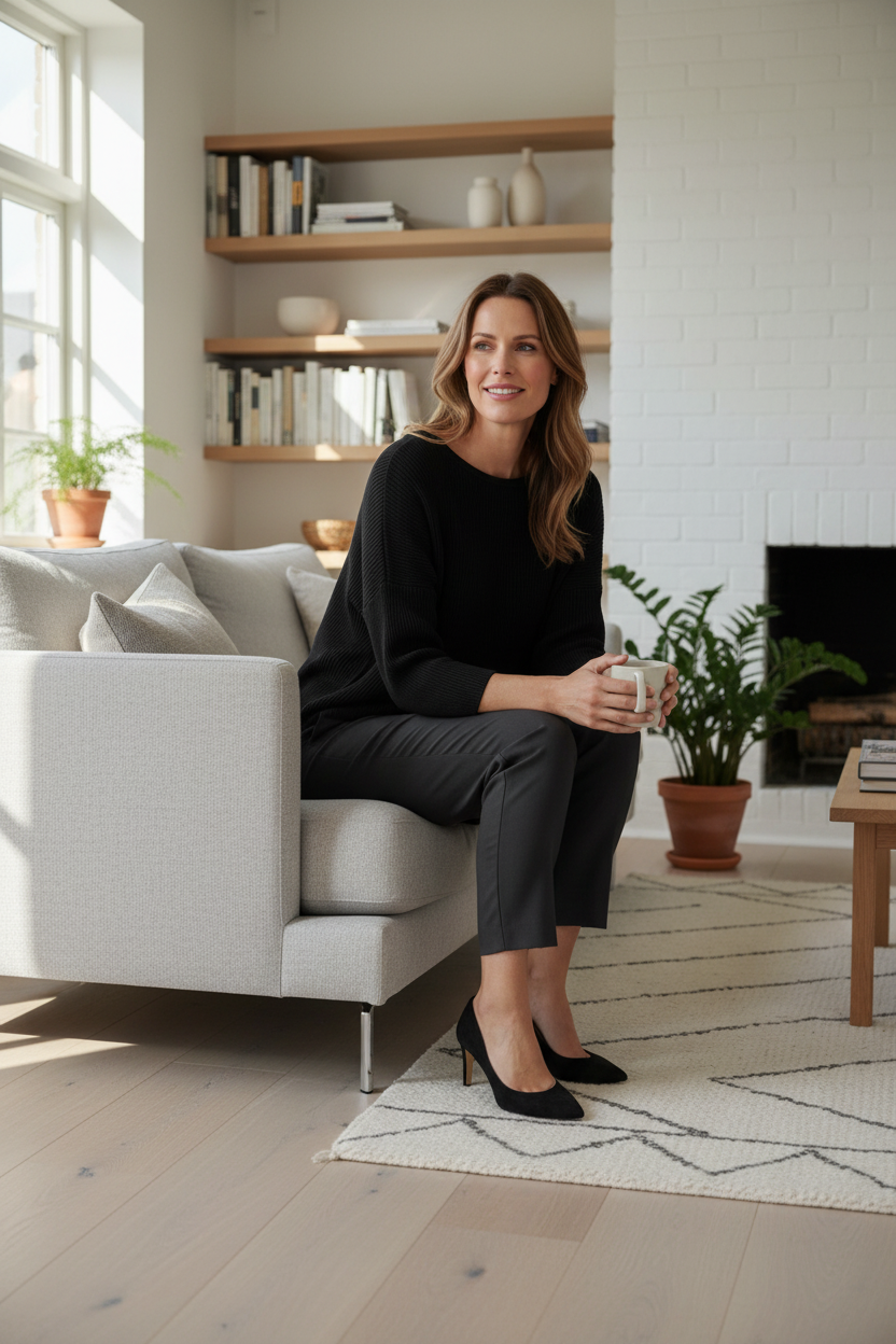 Saint Tropez MilaSZ R-Neck Pullover - Lifestyle 2