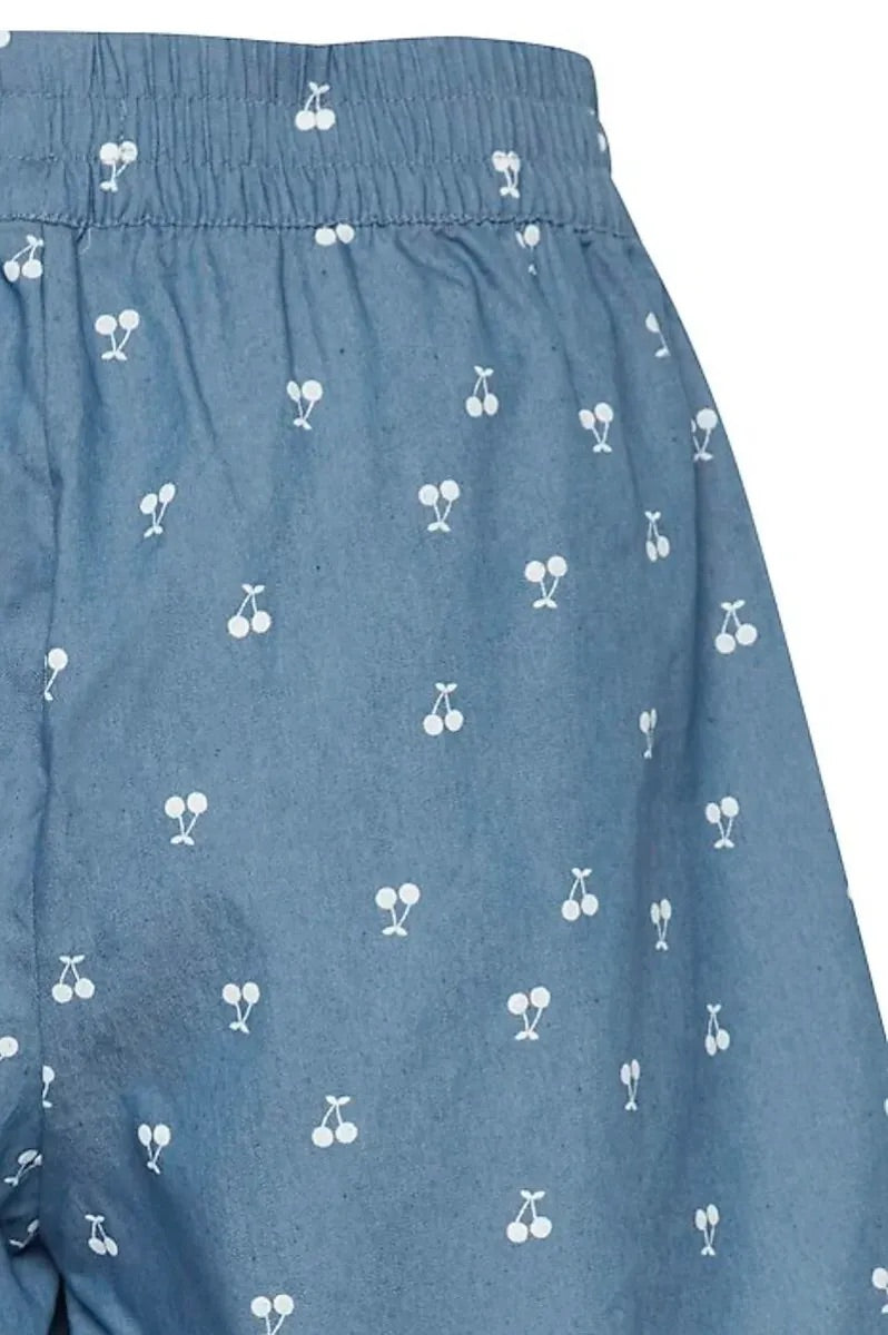 B YOUNG Hege Shorts Mid Blue Denim